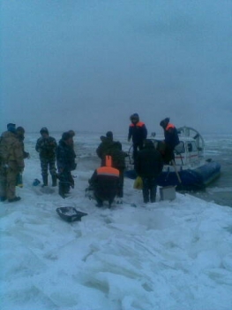 В Горномарийском районе спасены рыбаки