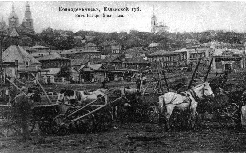 Базарная площадь в Козьмодемьянске